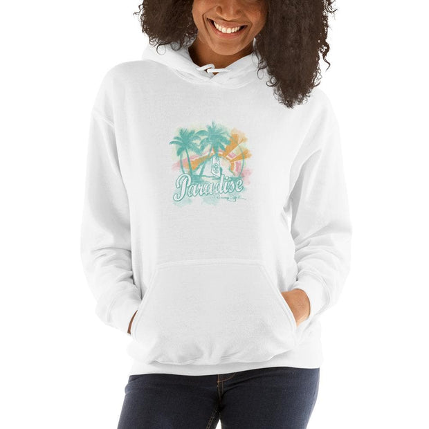 Paradise Watercolors Unisex Hoodie
