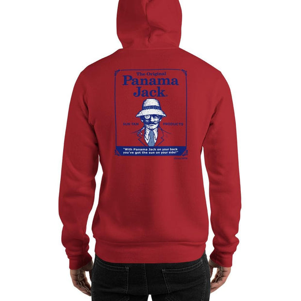 Original Sun Tan Products Unisex Hoodie - 2 Sided Blue Print