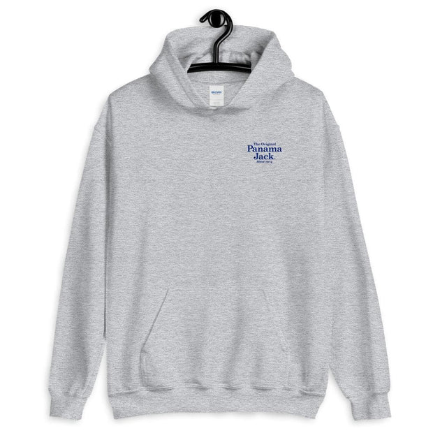 Original Sun Tan Products Unisex Hoodie - 2 Sided Blue Print