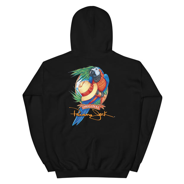 Original Parrot & Hat Unisex Hoodie - 2 Sided Print